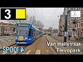 Cabinerit Tram 3 (Amsterdam) | Van Hallstraat - Flevopark (Tram Driver&#39;s POV)