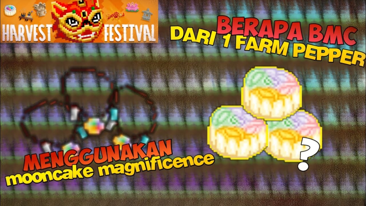 Berapasih BMC 1 Farm Pepper || Menggunakan  Mooncake Magnificence || GROWTOPIA PROFIT 2023