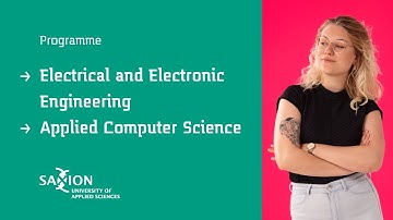 Electrical and Electronic Engineering & Applied Computer Science - Online Open Days | Saxion