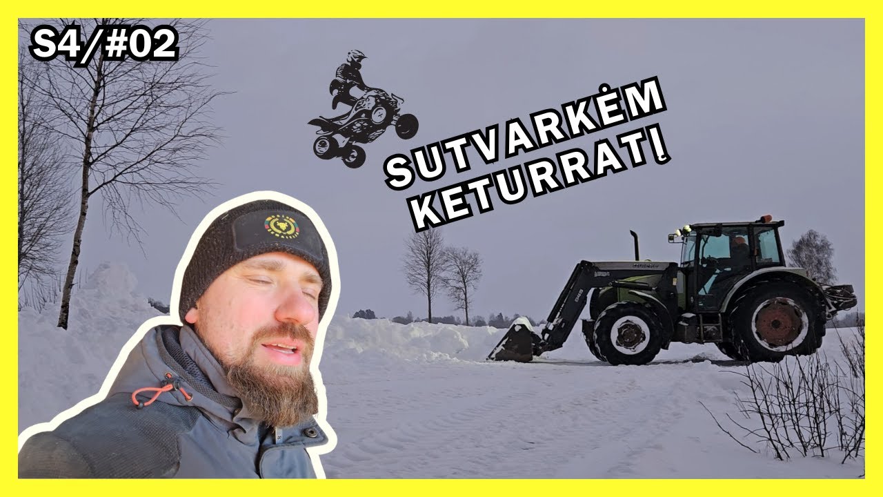 ukis.zemaitija/s4#2 Šalta, tryda, keturračio remontas