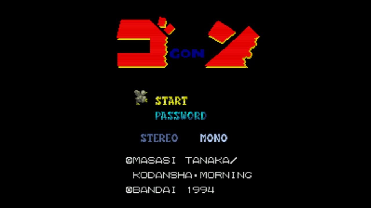 Gon - Super Nintendo Entertainment System - Intro & Title Screen - YouTube