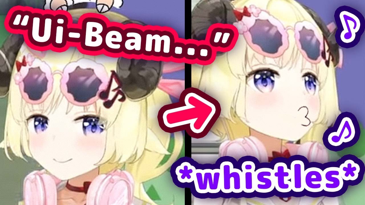 Watame Does a Sneaky "Ui-Beam" and Thought We Didn't Notice... 【ENG Sub/Hololive】