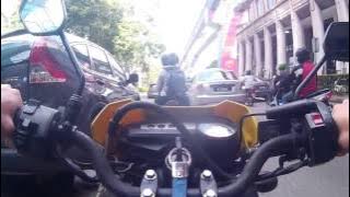 Lowyat motorcycle parking from Jalan Imbi