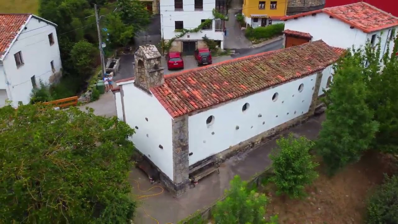 Vuelo con Dron (ASTURIAS ) Ermita de Felechosa