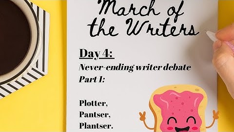 #MarchOfTheWriters day 4: are you a plotter, pantser, or plantser? #Motw #MOTW2024