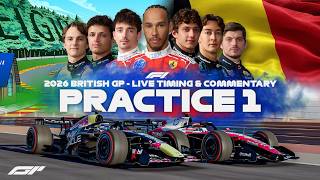 LIVE 🔴 | F1 - 2026 Belgian GP | Practice 1 | Timing & Commentary | Circuit De Spa | SIM Footage