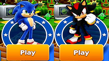 Sonic Dash Movie Sonic VS Shadow Gameplay (iOS, Android) Part 1