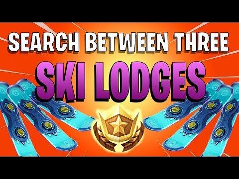 Video: Standort Der Fortnite Ski Lodges - Suche Zwischen Drei Ski Lodges