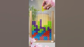 PART 67 || Calming Tetris ASMR: Rainbow Colors & Soothing Sounds for Anxiety Relief