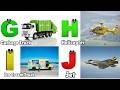 ABC Song Phonics, Transportation Song, ABC Song, Alphabet Educational Song A to Z for kids
