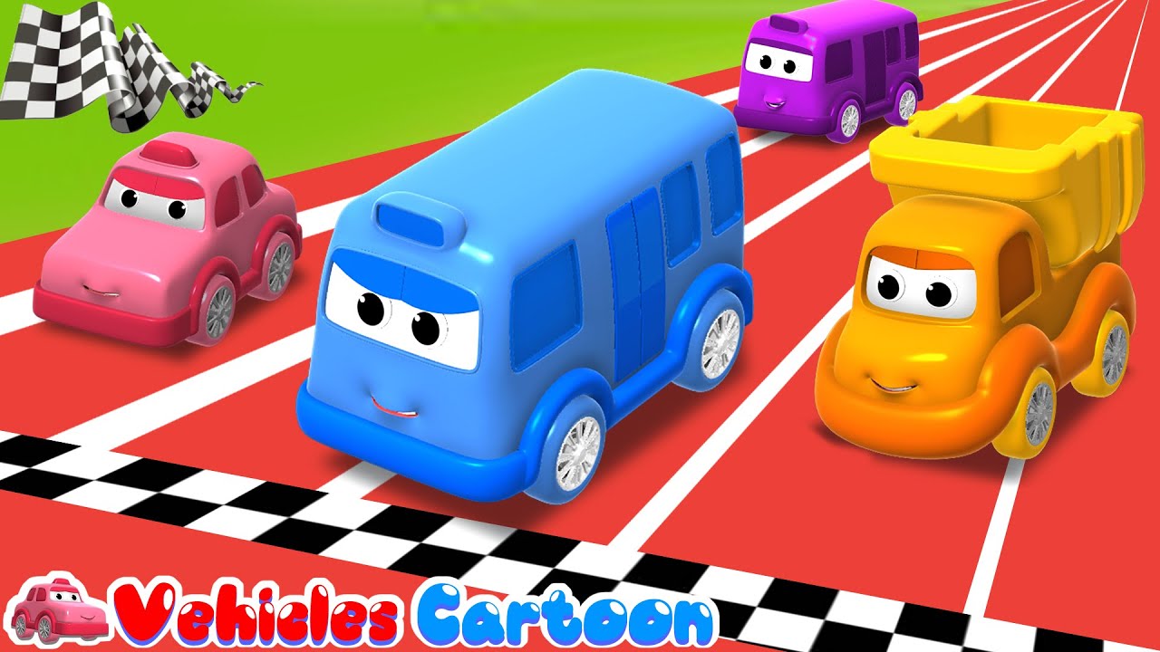 Car Race | Fire Truck | Monster Truck | Cartoon for Kids | Cars ...