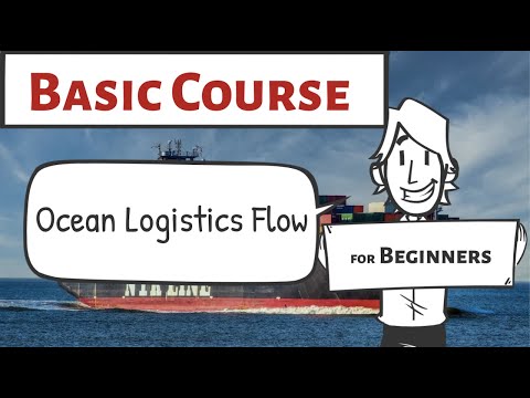 Logistics Flow by Sea Shipment. You will clearly understand Cargo and Documents flow of Logistics.