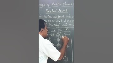 How to find i in riveted joints/ Machine Design/ Technical short/ viralvideo