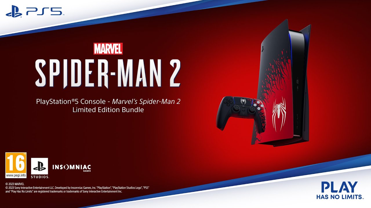 Sony PlayStation 5 Console - Marvel's Spider-Man 2 Bundle