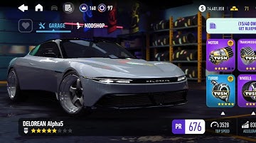 NEED FOR SPEED NO LIMITS ☆《 DELOREAN ALPHA5 》☆《 DAY 7 FINAL 》☆ [4K]