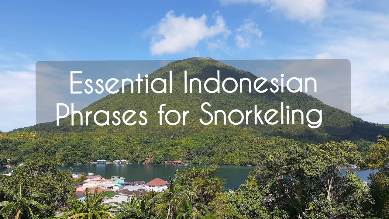 Learn Indonesian Phrases for Snorkeling with A Beautiful Song - YouTube