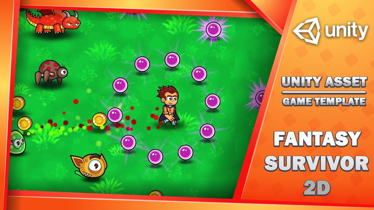 Fantasy Survivor 2D - Game Template, video preview 4