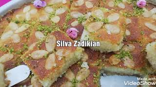 نمورة#طريقة تحضير نمورة#Namoura#how to make#By Silva Zadikian