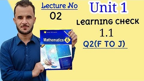 6th math unit 1 ex 1.1 Q2 (f,g,h,i,j) Afaq Sun Series new course