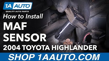 How to Replace MAF Mass Air Flow Sensor 01-07 Toyota Highlander L4 2.4L