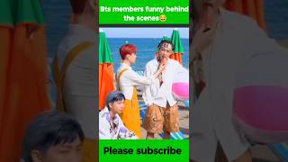bts members funny behind the scenes 😂#bts #btsarmy #shorts
