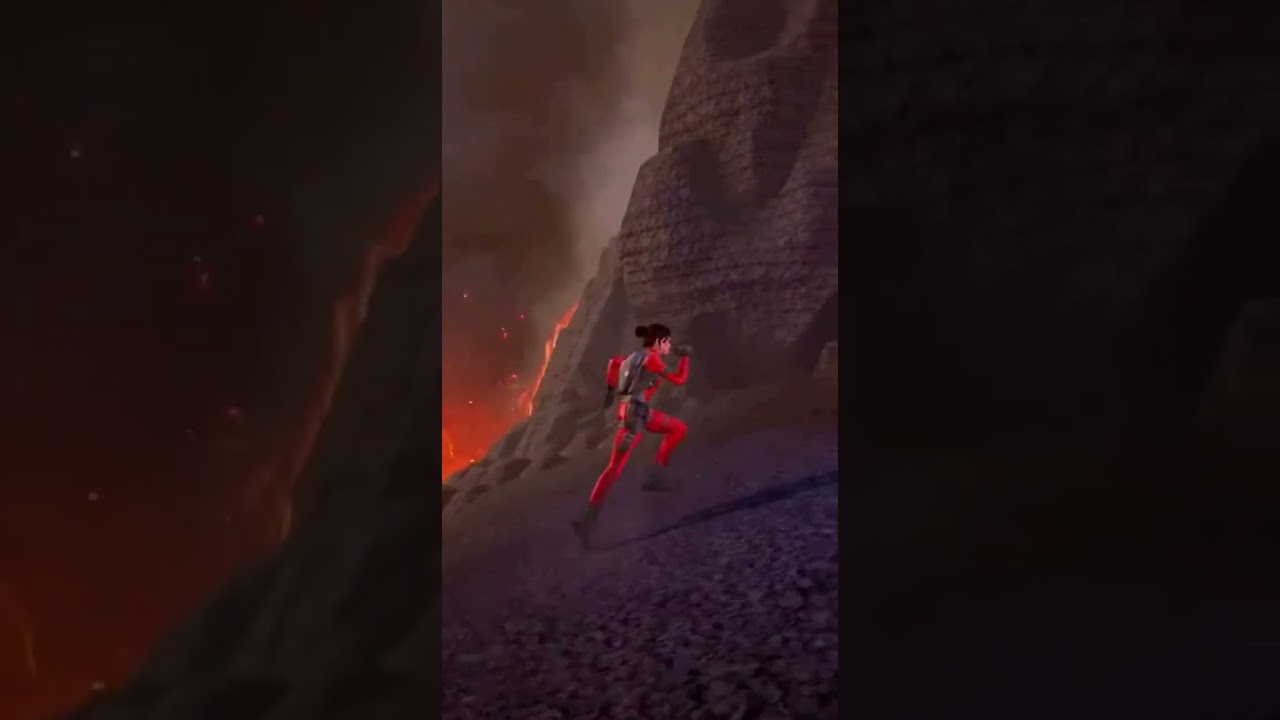 Lava Flow 😱 Panic Escape from Exploding Volcano in Unreal 3D 