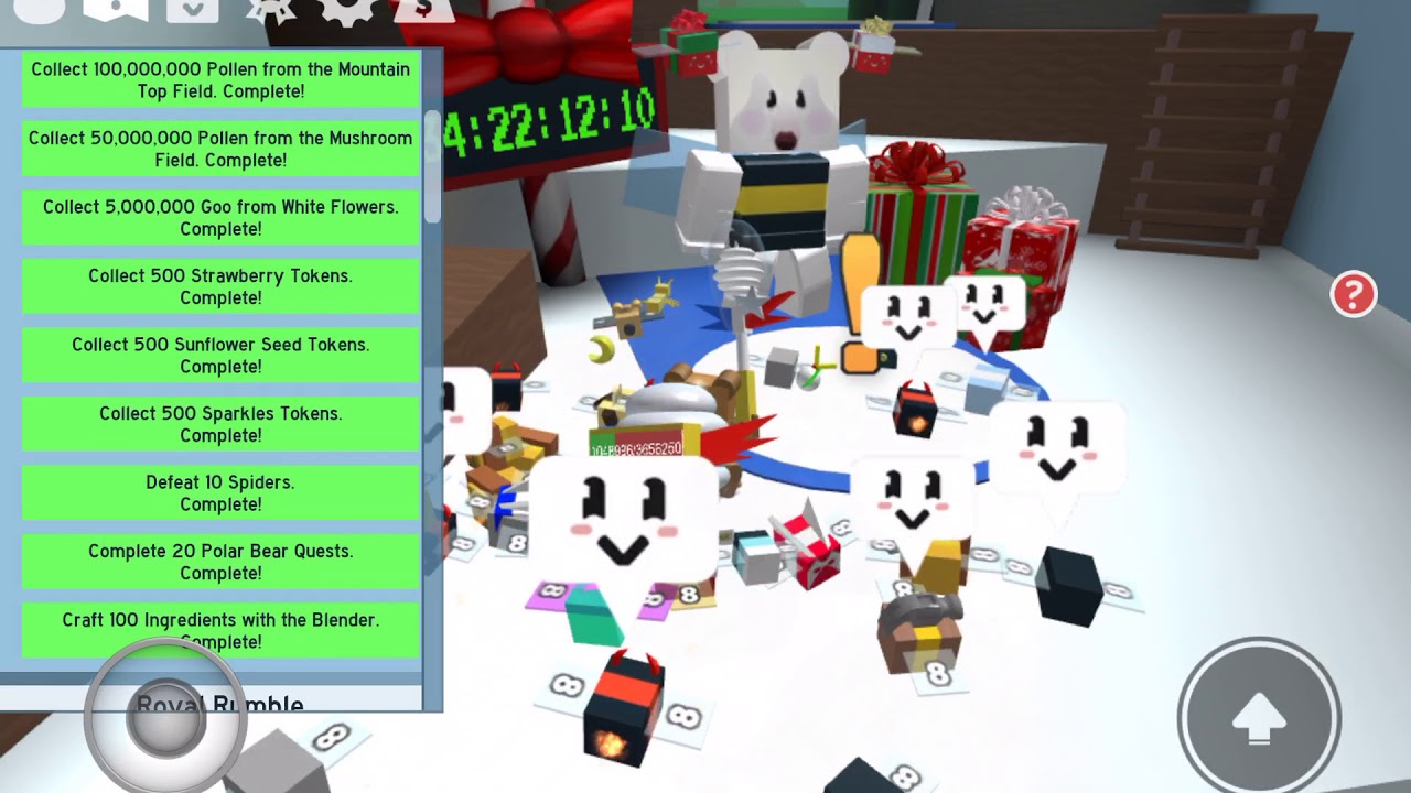 Roblox Bee Swarm Simulator Im Complete All Quest Bee Bear