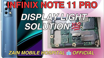 Infinix Note 11 pro Display Light Problem Solution 100% Working || Infinix Display light Solution