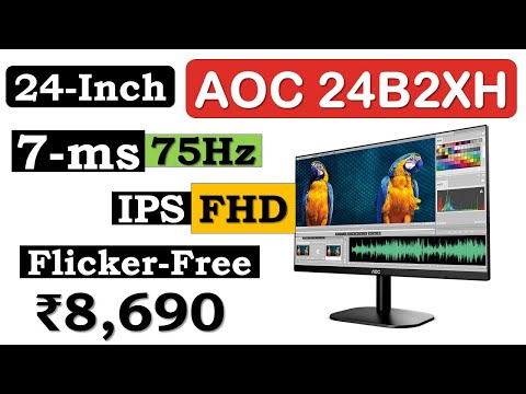 24-Inch IPS Monitor under 9000 Rupees {हिंदी में} | #AOC 24B2XH | Professional Computer Monitor