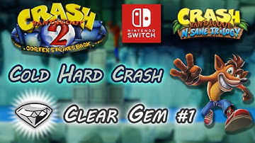 Cold Hard Crash - Clear Gem #1 ⚪💎 (All boxes) ~ Crash Bandicoot 2: Cortex Strikes Back