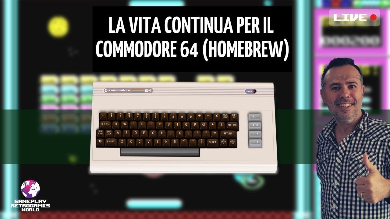 La VITA CONTINUA per il Commodore 64 (HOMEBREW) - YouTube