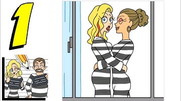 Draw Happy Prisoner All Levels - ANSWER Level 1-60 Gameplay Walkthrough (Android/iOS) | #DrawHappy