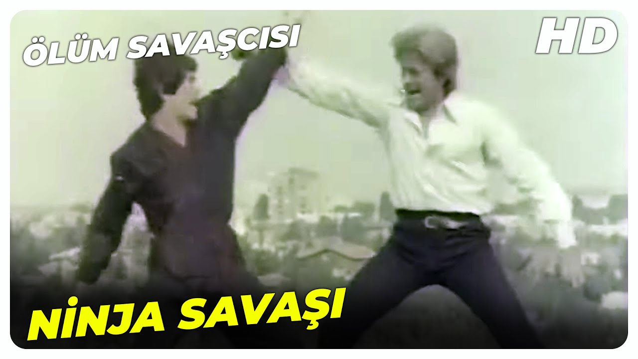 Ölüm Savaşcısı - Murat, Ninja ile Dövüşüyor! | Cüneyt Arkın Eski Türk Filmi