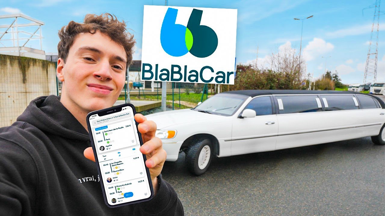 FAIRE UN BLABLACAR EN LIMOUSINE - YouTube