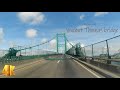 Driving vincent thomas bridge  san pedro ca in 4k