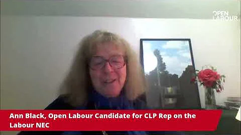 Ann Black speaks at Open Labour event