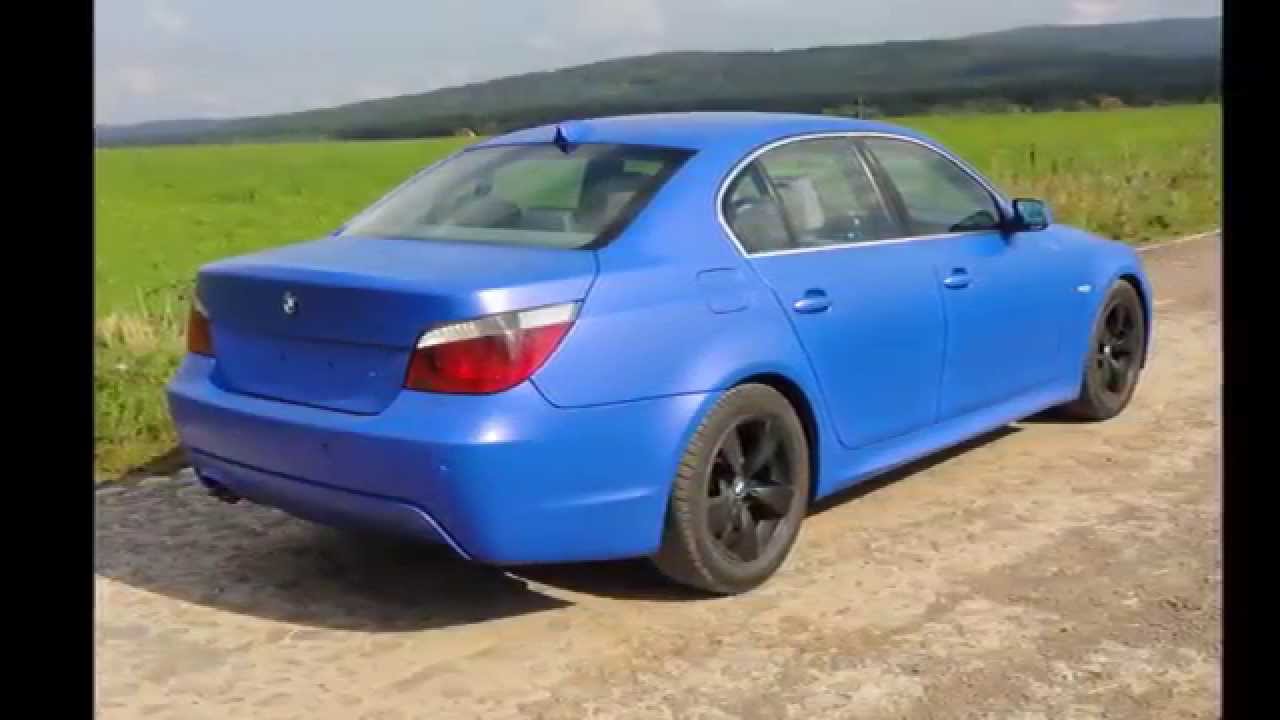 ProDipCars.cz: BMW E60 530d - Cobalt Blue Custom - YouTube