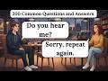 200 Common Questions &amp; Answers in English  English Speaking Practice  Learn English Fast