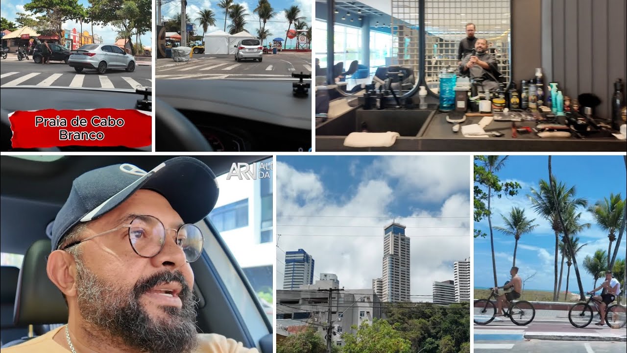Ep. 18 - Viagem de Carro pelo Nordeste. Pelas praias de João Pessoa! Cabo Branco e Tambaú.