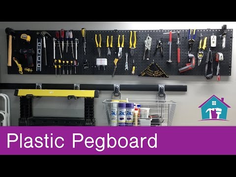 Como instalar Plastic Pegboard em minutos!