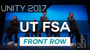 [1st Place] UT FSA | UNITY 2017 [Front Row 1080p] #unity2017