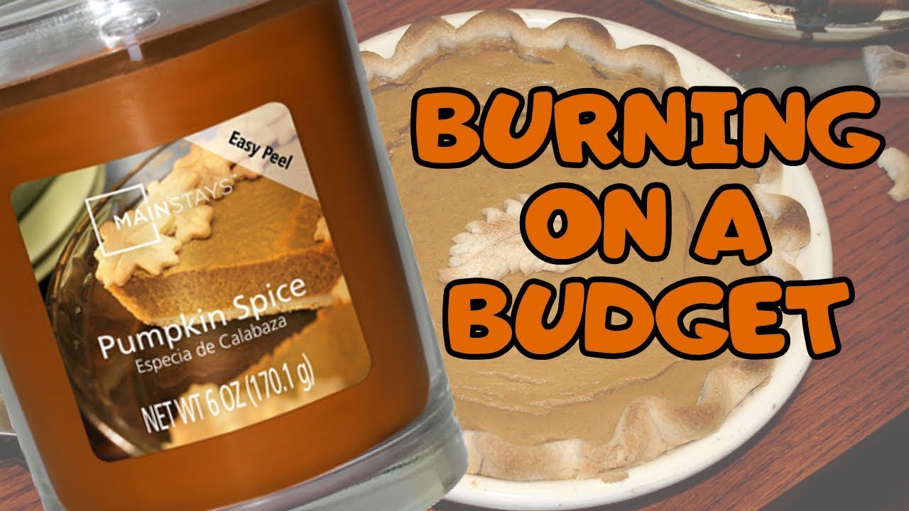 Mainstays Pumpkin Spice Burning On A Budget Under 5 Candle