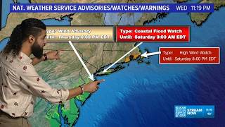 Tracking the impending nor'easter, latest model runs trending slightly farther west