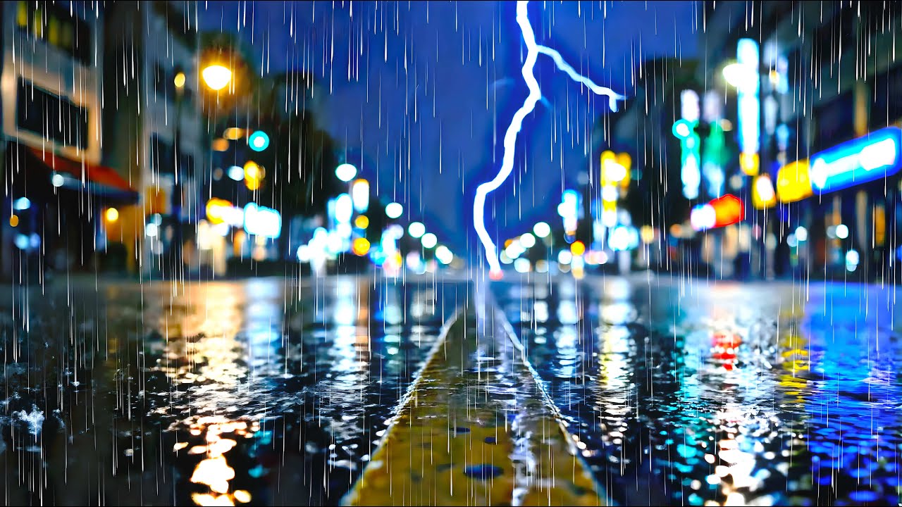 Intense Heavy Rain All Night 🌧️  Fall Asleep Fast, Beat Insomnia & Sleep Deeply #11