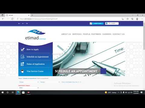 How To Get Appointment From Etimad Visa Office In Pakistan  For Family Visit Visa Complete Guide