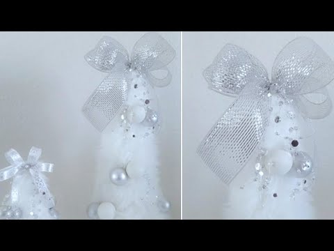 Video: DIY| FUR AND GLAM WINTER WHITE TREE DECOR