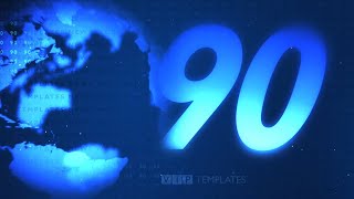 Custom 90 second 4K BBC News Countdown. Similar to 1999 version