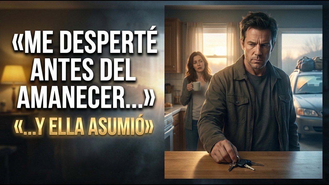 «Me desperté antes del amanecer, cargué el coche y dejé las llaves sobre la mesa de la cocina  Ella