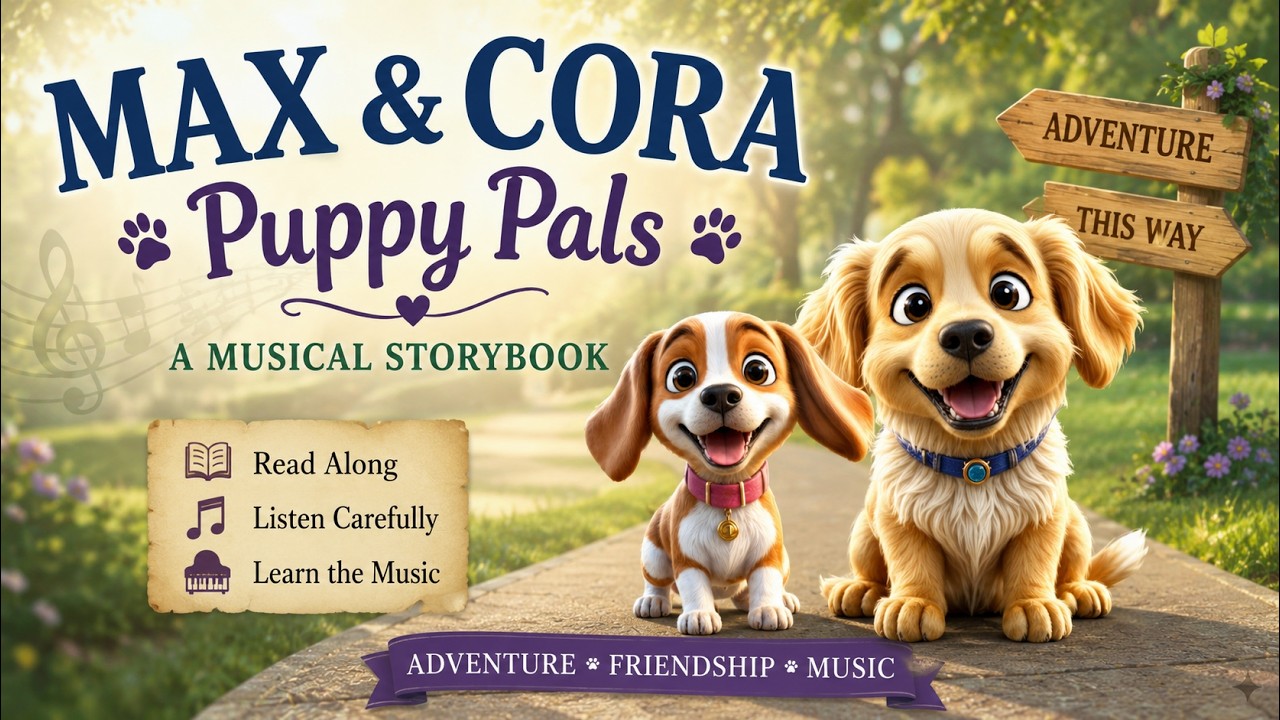Welcome to Max & Cora: Puppy Pals! a Musical Storybook