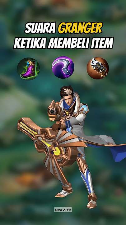Suara Granger ketika membeli Item #mobilelegends #mlbb #2025